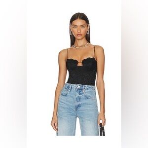 Cami NYC Adri bodysuit black size 6 NWT